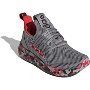 NWT adidas Unisex Kids Lite Racer Adapt 7.0 Sneaker, Grey/Solar Red/Grey-S6.5